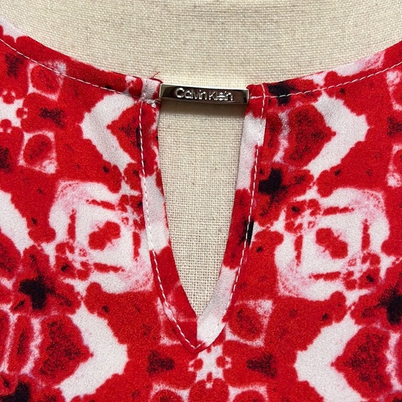 152. Calvin Klein Blouse in Watermelon - Picture 5 of 16